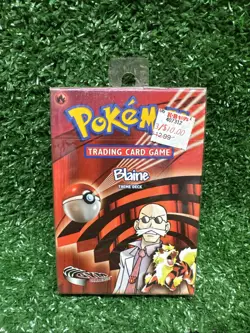 G2U Factory Sealed 1999 Pokemon Gym Challenge Blaine Theme Deck Vintage WOTC FAC - Image 1