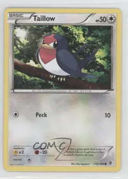 Taillow Pokemon Black & White Boundaries Crossed #112 READ - Image 1