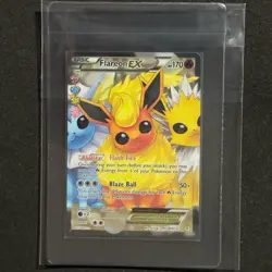2016 Pokemon FLAREON EX RC28 /RC32 Radiant Collection Holo XY Generations Set LP - Image 1
