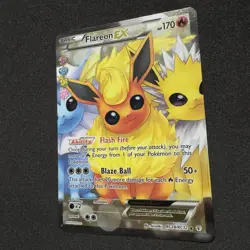 2016 Pokemon FLAREON EX RC28 /RC32 Radiant Collection Holo XY Generations Set LP - Image 4