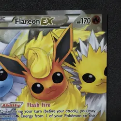 2016 Pokemon FLAREON EX RC28 /RC32 Radiant Collection Holo XY Generations Set LP - Image 5
