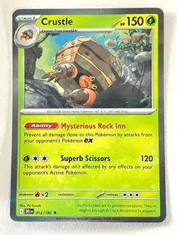 Crustle 012/182 Holo Rare Destined Rivals Pokemon TCG - Pack Fresh Near Mint NM - Image 1