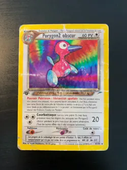 Carte Pokemon : Porygon2 Obscur 8/105 Edition 1 Neo Destiny Wizards Francaise - Image 1