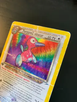 Carte Pokemon : Porygon2 Obscur 8/105 Edition 1 Neo Destiny Wizards Francaise - Image 3