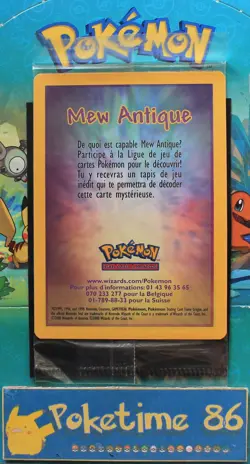 Pokemon MEW ANTIQUE Promo Wizards Scelle - Ultra Rare - Neuf Francais - Image 2