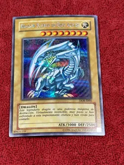 G2U YUGIOH Dragon Blanco De Ojos Azules DORS001 Blue Eyes White Dragon DDS001 LP - Image 1