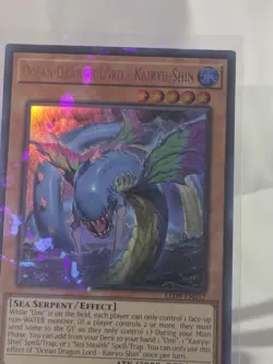 Yugioh Ocean Dragon Lord - Kairyu-Shin (Ultra Rare) (1st Edition) - LED9-EN017 P - Image 2