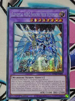 Elemental HERO Shining Neos Wingman MP24-EN062 Secret Rare 1st Ed Yugioh - Image 1