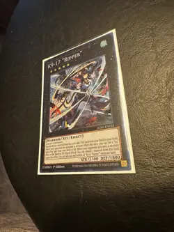 Yugioh K9-17 “Ripper” JUSH-EN035 Collector's Rare 1st Edition NM - Image 2