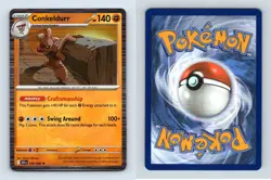 Conkeldurr #049/086 Scarlet & Violet Black Bolt Rare Holo Pokemon 2025 TCG Card - Image 1