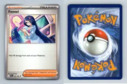 Fennel #082/086 Scarlet & Violet Black Bolt Uncommon Pokemon 2025 TCG Card - Image 1
