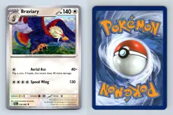 Braviary #078/086 Scarlet & Violet Black Bolt Uncommon Pokemon 2025 TCG Card - Image 1