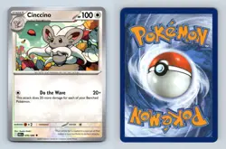 Cinccino #076/086 Scarlet & Violet Black Bolt Uncommon Pokemon 2025 TCG Card - Image 1