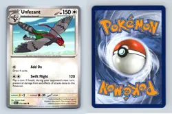 Unfezant #073/086 Scarlet & Violet Black Bolt Uncommon Pokemon 2025 TCG Card - Image 1