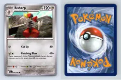 Bisharp #065/086 Scarlet & Violet Black Bolt Uncommon Pokemon 2025 TCG Card - Image 1