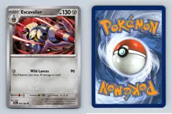Escavalier #060/086 Scarlet & Violet Black Bolt Uncommon Pokemon 2025 TCG Card - Image 1