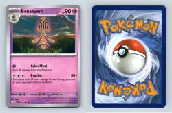 Beheeyem #041/086 Scarlet & Violet Black Bolt Uncommon Pokemon 2025 TCG Card - Image 1