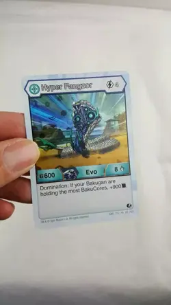 BAKUGAN Battle Brawlers Planet "HYPER FANGZOR" FOIL EVO Card 250 B600 - Image 2