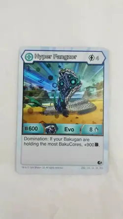 BAKUGAN Battle Brawlers Planet "HYPER FANGZOR" FOIL EVO Card 250 B600 - Image 4