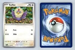 Rufflet #077/086 Scarlet & Violet Black Bolt Common Pokemon 2025 TCG Card - Image 1