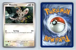 Minccino #075/086 Scarlet & Violet Black Bolt Common Pokemon 2025 TCG Card - Image 1
