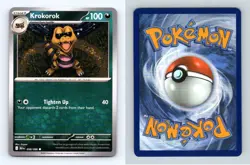 Krokorok #058/086 Scarlet & Violet Black Bolt Common Pokemon 2025 TCG Card - Image 1