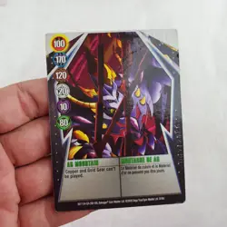 BAKUGAN Battle Brawlers Gundalian "AG MOUNTAIN" Metal Card 8/48c BA1104 - Image 3