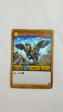 BAKUGAN Battle Planet AURELUS "HYPER PEGATRIX" FOIL EVO Card 233_RA_BB_HEX B1100 - Image 3