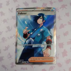 Falkner 251/193 Paldea Evolved Ultra Rare Full Art Trainer Pokemon TCG Card - Image 1
