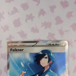 Falkner 251/193 Paldea Evolved Ultra Rare Full Art Trainer Pokemon TCG Card - Image 3