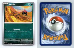 Sandile #057/086 Scarlet & Violet Black Bolt Common Pokemon 2025 TCG Card - Image 1