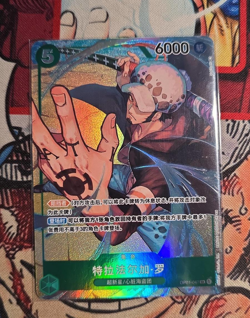 One Piece Card Chinese IN STOCK ROMANCE DAWN Trafalger Water Law OP01-047 SR NM - Image 1
