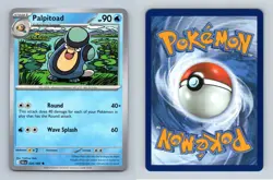 Palpitoad #020/086 Scarlet & Violet Black Bolt Common Pokemon 2025 TCG Card - Image 1