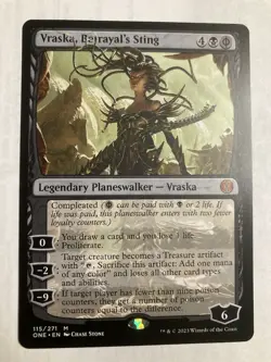 1x MTG Vraska, Betrayal's Sting Phyrexia: All Will Be One NM - Image 1