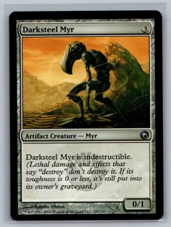 Magic The Gathering Scars of Mirrodin Darksteel Myr #151/249 MTG TCG CCG - Image 1