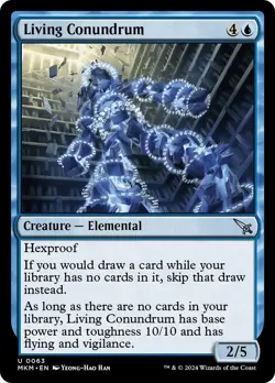 🧙Living Conundrum U 0063 Foil MKM Murder at Karlov Manor Mtg - Image 1