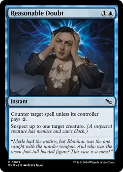 🧙Reasonable Doubt C 0069 Foil MKM Murder at Karlov Manor Mtg - Image 1