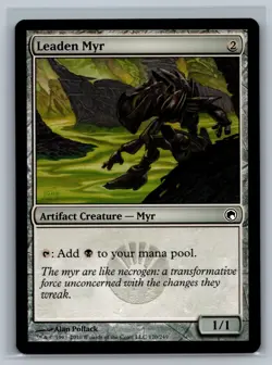 Magic MTG Scars of Mirrodin 4x Leaden Myr #170/249 TCG CCG Playset - Image 1