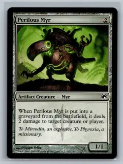 Magic MTG Scars of Mirrodin 4x Perilous Myr #192/249 TCG CCG Playset - Image 1