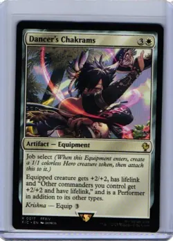 x1 Dancer's Chakrams R MTG Commander: Final Fantasy M/NM, English - Image 1