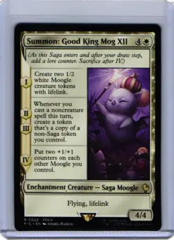 x1 Summon: Good King Mog XII R MTG Commander: Final Fantasy M/NM, English - Image 1
