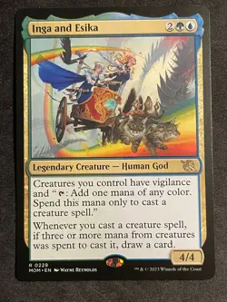 MTG Inga and Esika, NM-Mint, (MOM #0229) Regular - Image 1