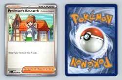 Professor's Research #085 Scarlet & Violet Black Bolt Uncommon Pokemon 2025 TCG - Image 1