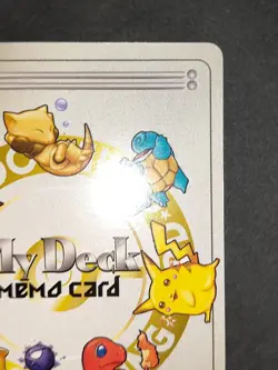 Pokemon My Deck Memo Card Promo Pikachu Charmander abra Japanese eb90 - Image 3