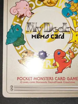 Pokemon My Deck Memo Card Promo Pikachu Charmander abra Japanese eb90 - Image 4