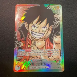 Monkey D. Luffy OP01-003 [PAR] Parallel L ONE PIECE Card ROMANCE DAWN Japan - Image 1
