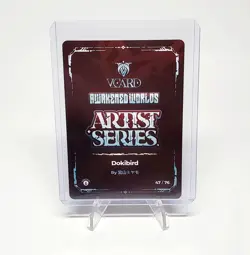 VCard Awakened Worlds First Edition - Dokibird - Box Topper Art Card - Image 2