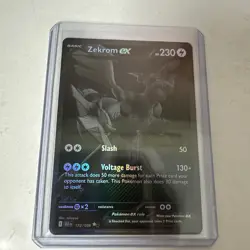 English Zekrom EX 172/086 - Pokemon Black Bolt TCG Fresh Card Pack to Sleeve - Image 1