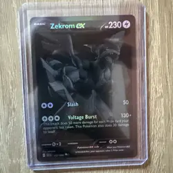 English Zekrom EX 172/086 - Pokemon Black Bolt TCG Fresh Card Pack to Sleeve - Image 3