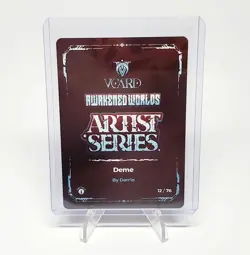 GamerSupps VCard Awakened Worlds 1st Edition Deme - Box Topper Art Card - Image 2